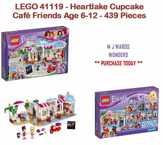 lego 41119 friends heartlake cupcake café
