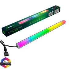 GameMax Viper 300mm/ 400mm Double Sided Magnetic Rainbow ARGB LED Strip 5V 3-Pin