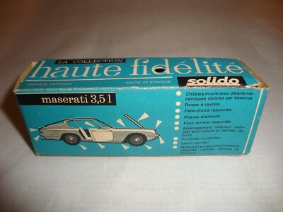 SOLIDO 139 MASERATI 3.5L - NR MINT in original BOX | eBay