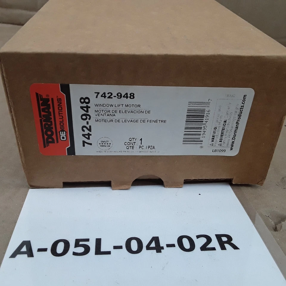 Motor de ventana eléctrica delantero trasero izquierdo Dorman para Chrysler PT Cruiser 2004-2005 Foto 4 de 4