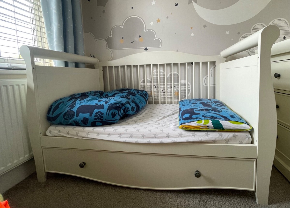 mothercare bloomsbury piece complete set cot bed wardrobe