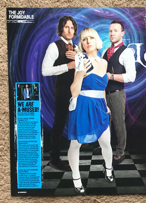THE JOY FORMIDABLE - 2012 Full page UK Magazine poster 