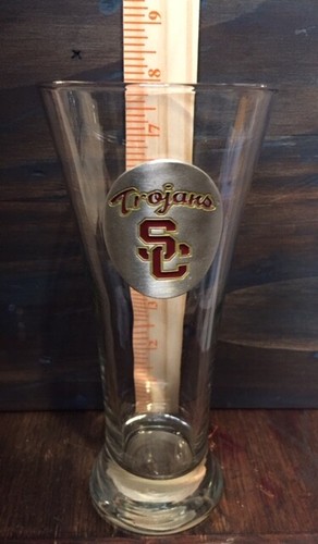USC Trojans SC Beer Glass Great American Products Fine Pewter 8" Graduation Fun - Picture 5 of 5