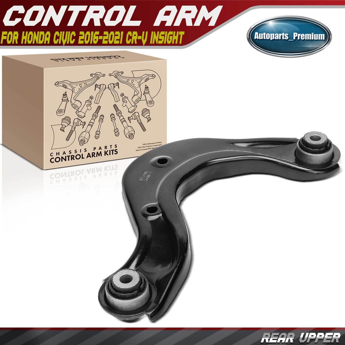 1xRear Upper Side Control Arm for Honda Civic 2016-2021 CR-V 17-21