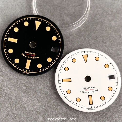 NH34A Reloj Retro Dial 29Mm Vintage Reloj Manecillas Ajuste Luminoso para GMT Reloj Hombre - Imagen 4 de 16