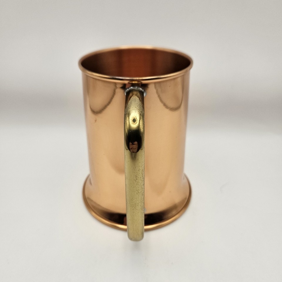 Copper Mule Cup Mug Tankard Brass Handle 5” Barware Drinkware