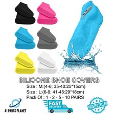 Silicone Overshoes Waterproof Rain Shoe Cover Boot Protector for Outdoor Use