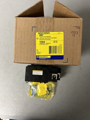 NEW Square D QO2150VH Plug-In Circuit Breaker 150A 240V 2P 1PH QO 150 AMP 240
