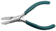 4-1/2" Flat Nose Glitter Line Pliers Non-Marring Nylon Jaw Jewelry Making Tool