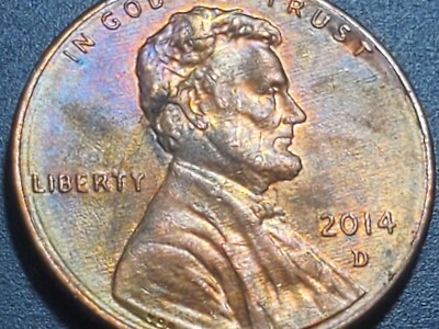2014 D Lincoln Cent Mint Error Die Clash Obverse | eBay
