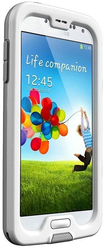 LifeProof FRE Samsung Galaxy S4 Waterproof Case Retail Packaging WHITE/GREY NEW - Picture 2 of 7