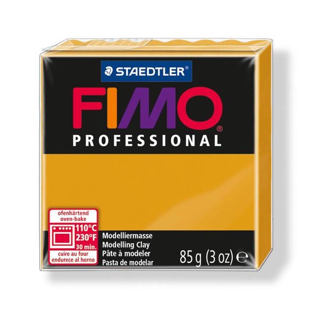 Staedtler fimo professional полимерная глина, запекаемая в печке, уп. 85г цвет: охра (4007817800119)