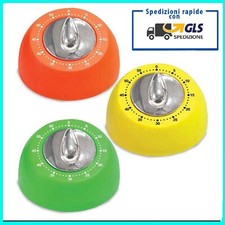 TIMER DA CUCINA MECCANICO MANUALE A FORMA SEMICIRCOLARE ALLARME PER COTTURA 