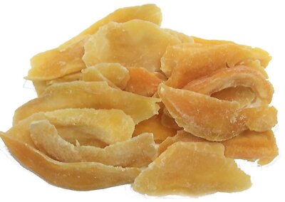 Natural Dried Mango Slices by Its Delish, 5 lbs. Bulk Candied Dried Fruit | Low