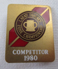 Old Vintage 1980 Labatt Tankard Championship Competitor Enameled Curling Pin