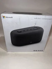 Microsoft Audio Dock Black with USB-C USB-A and HDMI Power pass-through