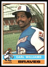 1976 Topps Earl Williams #458 Atlanta Braves