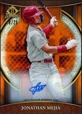 2023 Bowman Invicta Jonathan Mejia Auto Orange /25 BI-15 St. Louis Cardinals