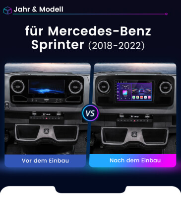Für Mercedes-Benz Sprinter 2018-2022 4+64G Android Autoradio CarPlay GPS Navi