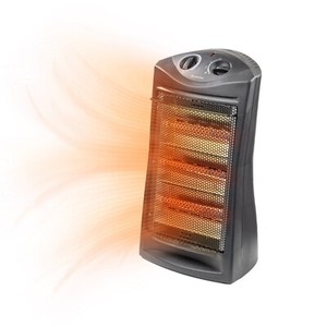 Comfort Zone 23" Radiant Quartz Tower Space Heater with Adjustable Thermostat