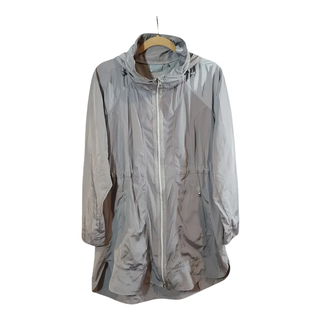 athleta drip drop water-resistant lightweight hooded jacket