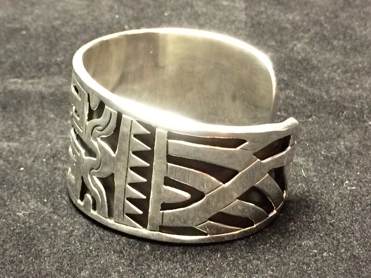 Sterling Silver Taxco Mexico ACT Cuff Bracelet I-8216 | eBay