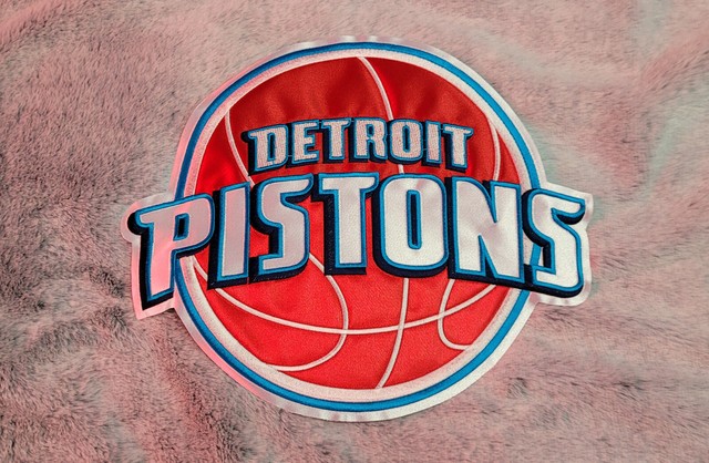 Detroit Pistons Huge High Quality Embroidered Patch 11"x9"