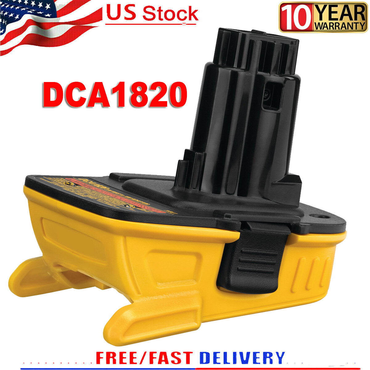 DEWALT 20V Battery Adapter for 18V to 20V Max Li-Ion Tools DCA1820