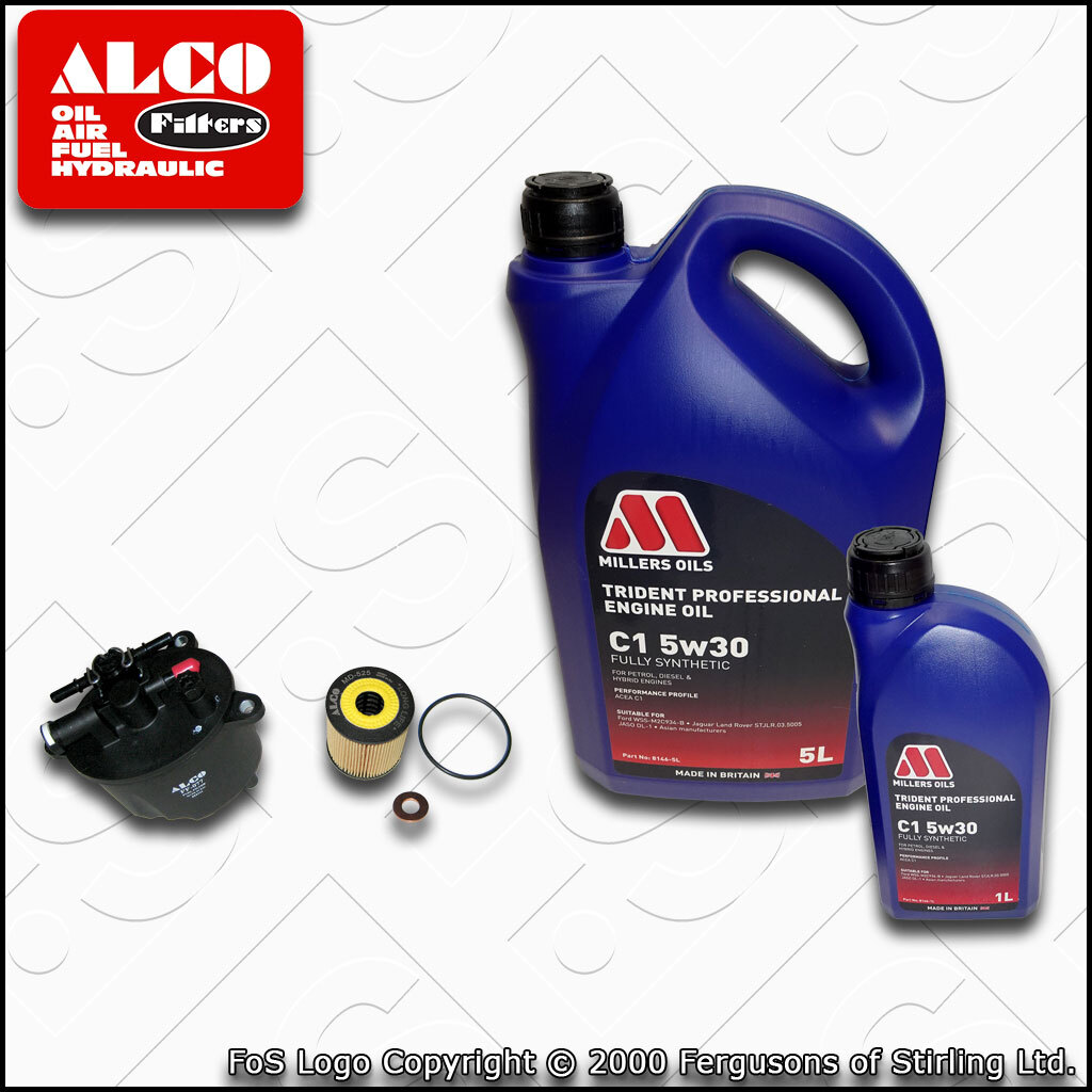 SERVICE KIT for LAND ROVER FREELANDER 2 ED4 SD4 TD4 +DPF OIL FUEL FILTER +C1 OIL