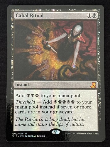 1x MTG Cabal Ritual (Foil) - From the Vault: Lore (V16) #2 - Magic the Gathering