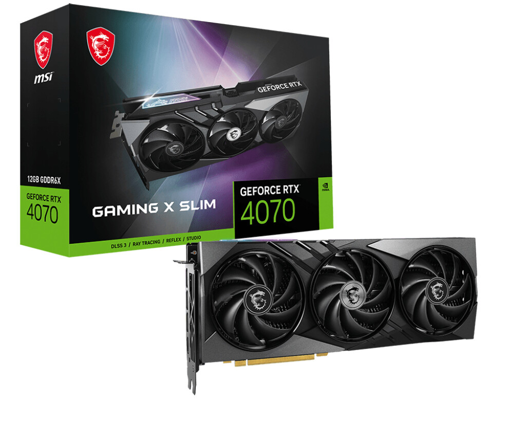Scheda video MSI GeForce RTX 4070 12GB Gaming X Slim