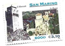 Used Stamp SM 1854 1999 Montale And Rocca Of San Marino