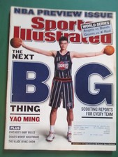 yao ming  SPORTS ILLUSTRATED SI HOUSTON ROCKETS  OCTOBER 20, 2002