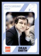 Dean Smith 1989 Collegiate Collection North Carolina's Finest  Card #2