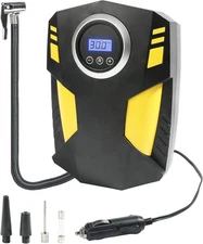 Tire Inflator Portable Air Compressor,12V DC Car Tire Pump with Digital Pressure