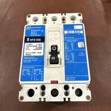 Cutler Hammer Westinghouse HFD3060 Circuit Breaker 60A 3 Pole 3P 60 Amp