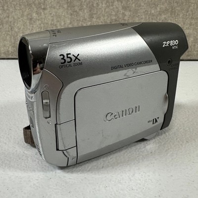 Canon ZR830 Digital MiniDV Video Camera Camcorder (No Charger)