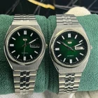 Lot of 2 Vintage Seiko 5 Men's Automatic Watclh 6309 Day/Date
