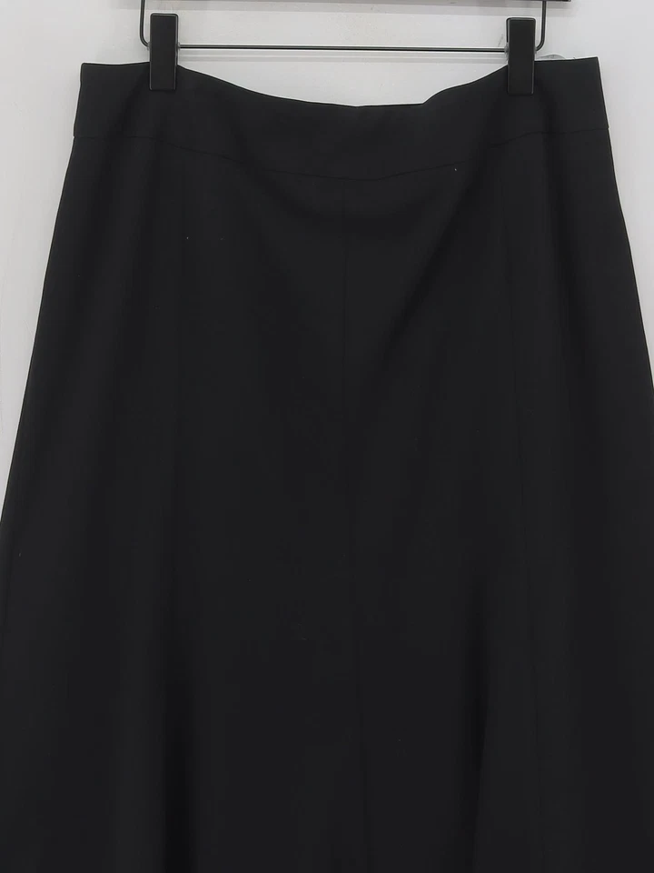 East Women's Maxi Skirt UK 16 Black Polyester with Viscose, Elastane Long Maxi - Image 3 of 4