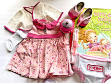 American Girl Bitty Baby Birthday Cupcake Outfit LOT