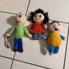 Set Of 3 Baldi  s Basics Plush