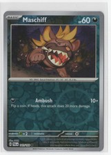 Pokemon Paldea Evolved 141/193 Maschiff Reverse Holo