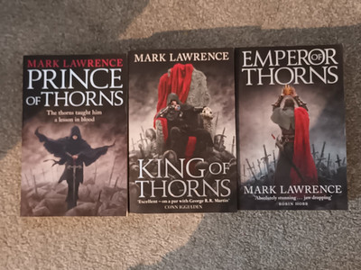 Mark Lawrence Prince King Emperor Of Thorns PB HB HarperVoyager Set Of 3
