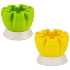 Hutzler Lemon / Lime Citrus Squeezer with Stand, Silicone Hand Juicer- Easy...