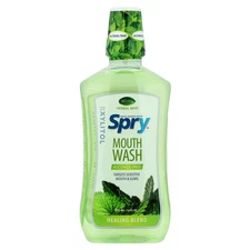 Spry® Mouth Wash, Healing Blend, Alcohol-Free, Natural Herbal Mint, 16 fl oz