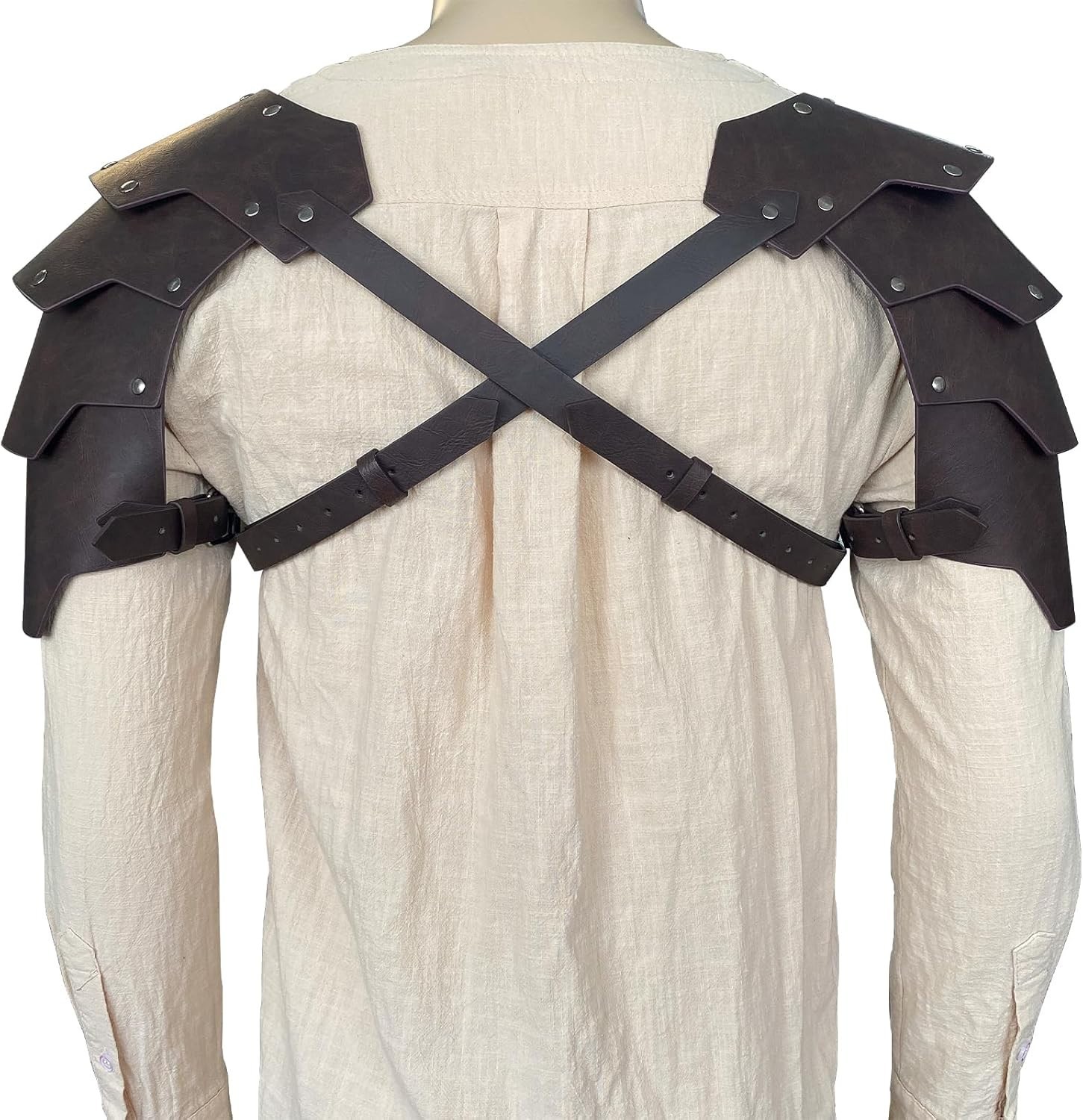 Vintage Style Mercenary Knight Shoulder Armor - LARP/Cosplay