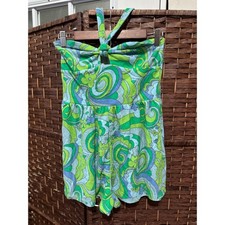 Wild Fable Romper Terry Cloth Halter neck Shorts Beach Summer Cruise