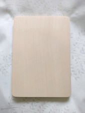 Rectangular Beech Wood Cutting/Chopping Board 24x17x1.5cm - Natural untreated