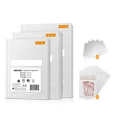 Wevac Vacuum Sealer Bags, 150 Gallon 11" x 16", and Quart 8" x 12" and Pint 6...