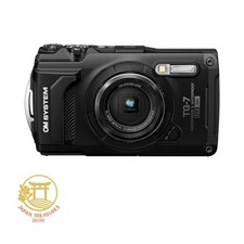 OM SYSTEM Tough TG-7 Compact Digital Camera Black Waterproof up to 15m /
